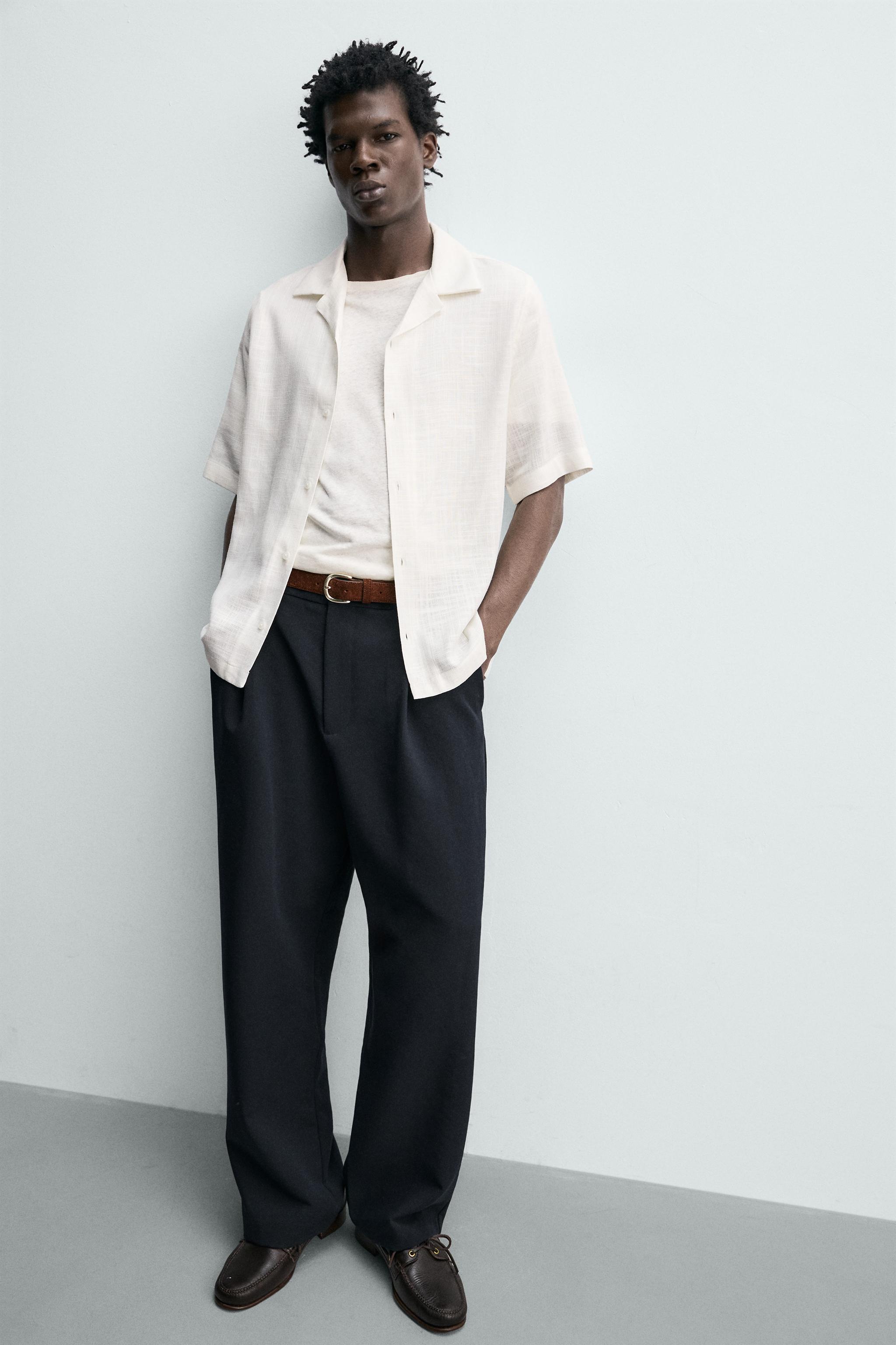 CHEMISE FLUIDE À IMPRIMÉ ABSTRAIT